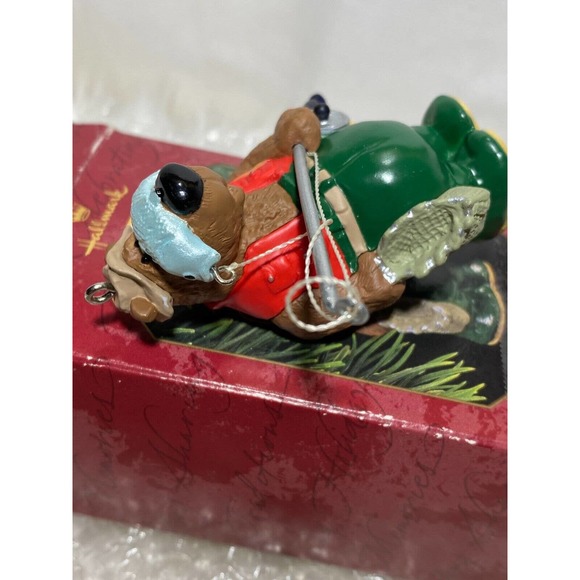 Hallmark Keepsake Christmas Ornament Fisherman Catch of the Day 1997 W/ Box - Picture 10 of 10